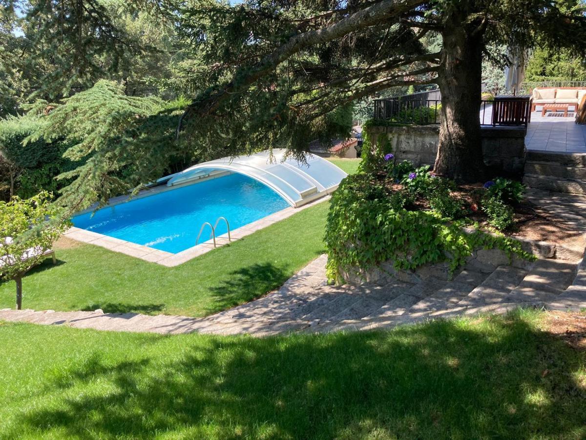 Los Cedros, Gran Chalet Con Piscina Y Apartamento En נאבאסראדה מראה חיצוני תמונה